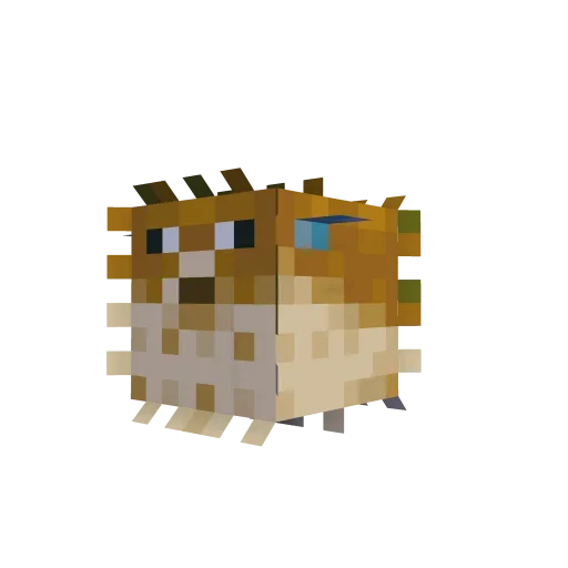 🐡 Стикер «Minecraft animals» для Telegram