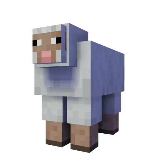 🐑 Стикер «Minecraft animals» для Telegram