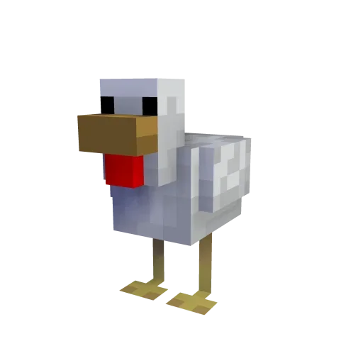 🐔 Стикер «Minecraft animals» для Telegram