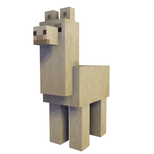 🦙 Стикер «Minecraft animals» для Telegram