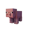 🐷 Эмодзи «Minecraft animals» для Telegram