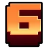 6️⃣ Эмодзи «Minecraft Dungeons Font» для Telegram