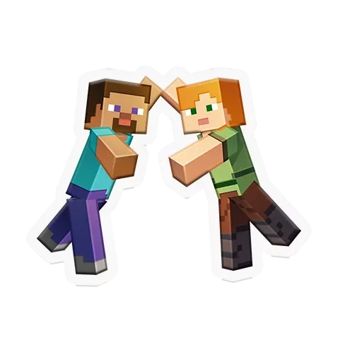 🤝 Стикер «Minecraft_» для Telegram