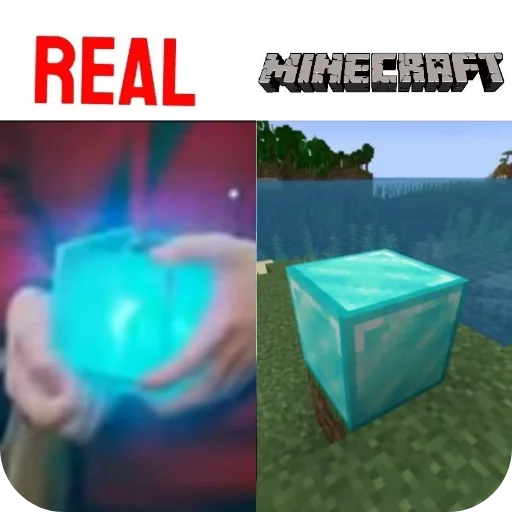 💎 Стикер «Minecraft Real Life» для Telegram