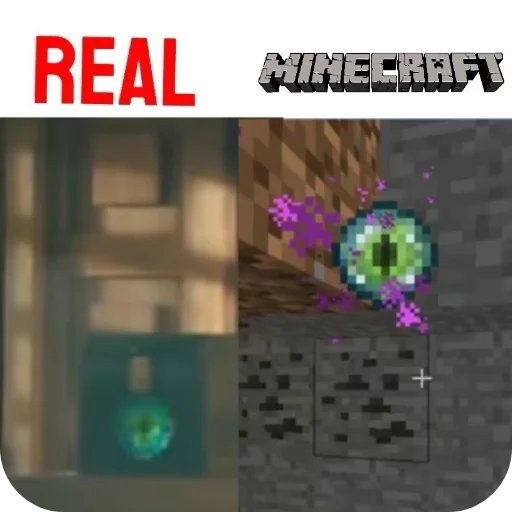👁 Стикер «Minecraft Real Life» для Telegram