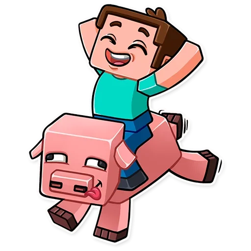 🐷 Стикер «Minecraft Stickers» для Telegram