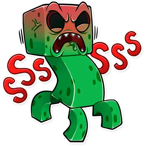 😡 Стикер «Minecraft Stickers» для Telegram
