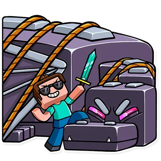 💪 Стикер «Minecraft Stickers» для Telegram
