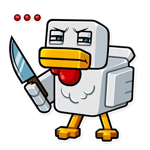 🐓 Стикер «Minecraft Stickers» для Telegram