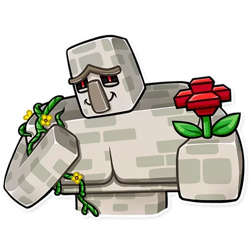 🌹 Стикер «Minecraft Stickers» для Telegram