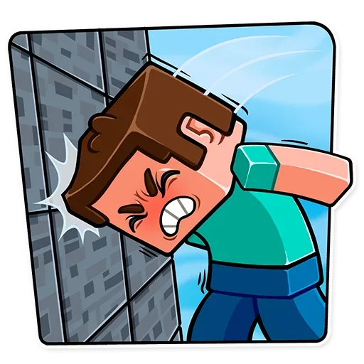😖 Стикер «Minecraft Stickers» для Telegram