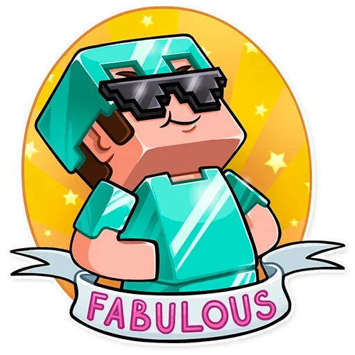 😎 Стикер «Minecraft Stickers» для Telegram