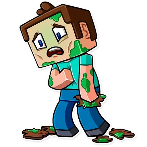 🤢 Стикер «Minecraft Stickers» для Telegram