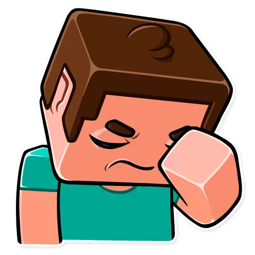 🤦‍♀️ Стикер «Minecraft Stickers» для Telegram