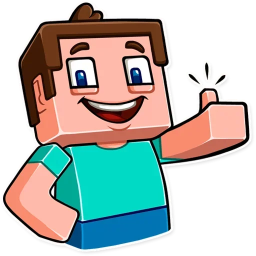👍 Стикер «Minecraft Stickers» для Telegram