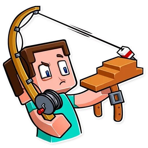 🎣 Стикер «Minecraft Stickers» для Telegram