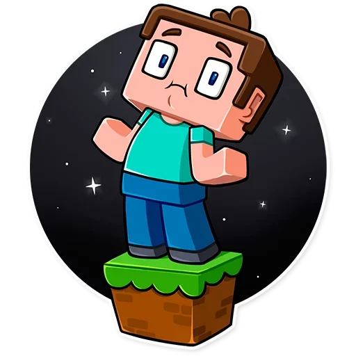 🤷‍♀️ Стикер «Minecraft Stickers» для Telegram