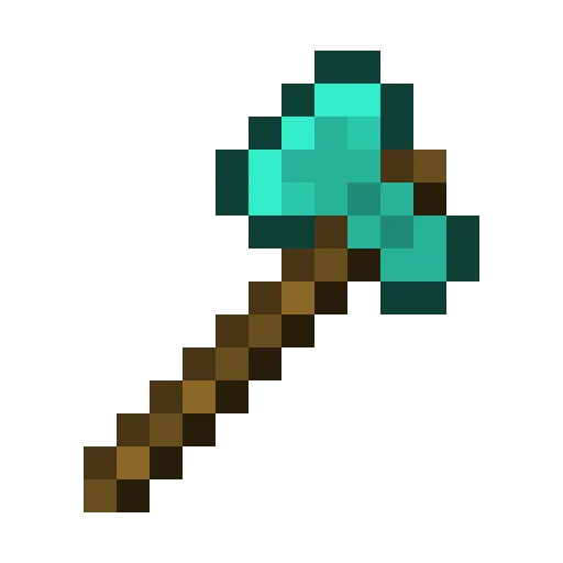 Стикер 9 🌫 Набор эмоджи по игре «Minecraft Майнкрафт» в HD качестве