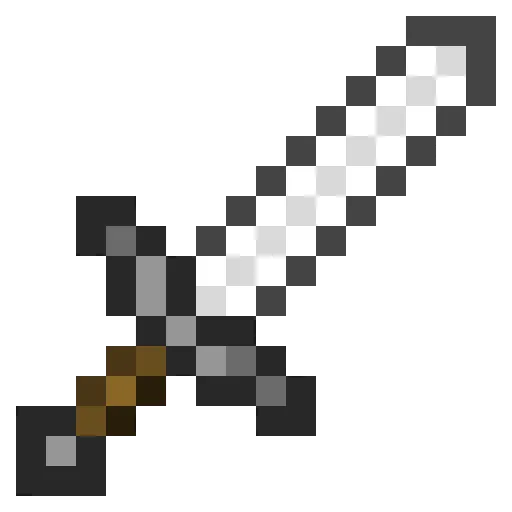 Стикер 26 🌫 Набор эмоджи по игре «Minecraft Майнкрафт» в HD качестве