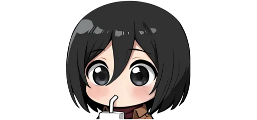 🥤 Стикер «Mini AOT» для Telegram