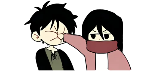 👊 Стикер «Mini AOT» для Telegram