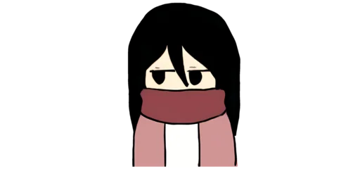😒 Стикер «Mini AOT» для Telegram