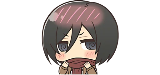 ❤️ Стикер «Mini AOT» для Telegram