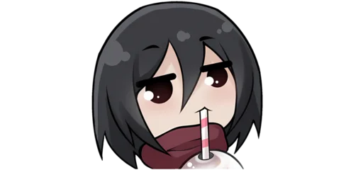 🥤 Стикер «Mini AOT» для Telegram