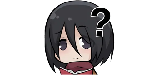 😐 Стикер «Mini AOT» для Telegram