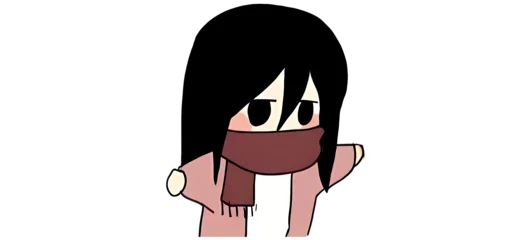 🫂 Стикер «Mini AOT» для Telegram