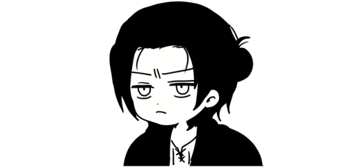 😐 Стикер «Mini AOT» для Telegram