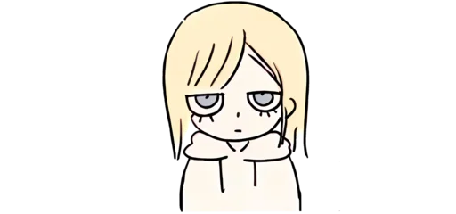 😐 Стикер «Mini AOT» для Telegram