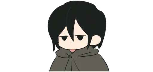 😐 Стикер «Mini AOT» для Telegram