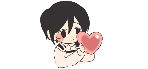 ❤️ Стикер «Mini AOT» для Telegram