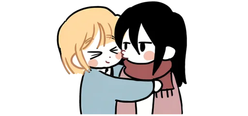 ❤️ Стикер «Mini AOT» для Telegram