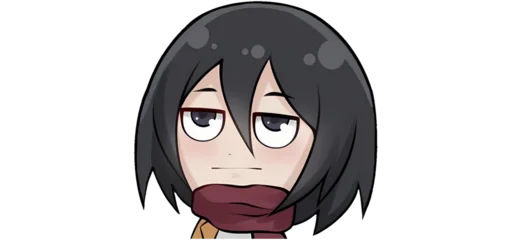 😐 Стикер «Mini AOT» для Telegram