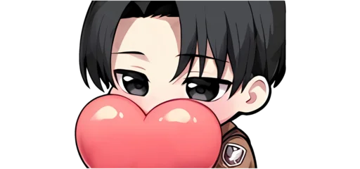 ❤️ Стикер «Mini AOT» для Telegram