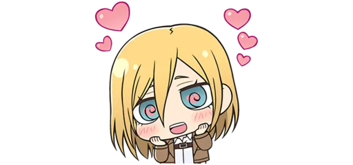💕 Стикер «Mini AOT» для Telegram