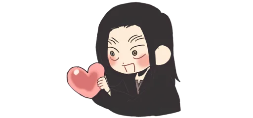 ❤️ Стикер «Mini AOT» для Telegram