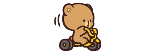 🛵 Стикер «Mocha and Milk» для Telegram
