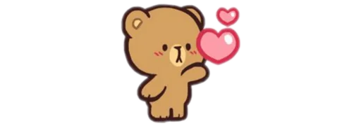 ❤️ Стикер «Mocha and Milk» для Telegram