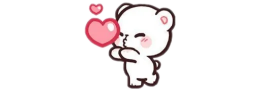 ❤️ Стикер «Mocha and Milk» для Telegram