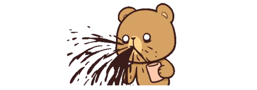🤮 Стикер «Mocha and Milk» для Telegram
