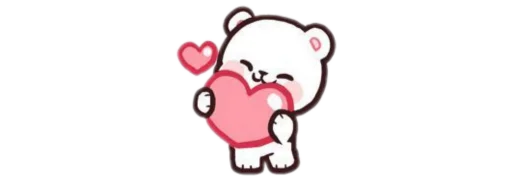 🥰 Стикер «Mocha and Milk» для Telegram