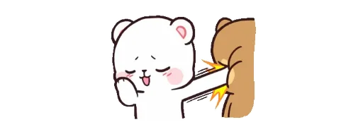 👊 Стикер «Mocha and Milk» для Telegram