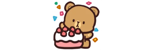 🎂 Стикер «Mocha and Milk» для Telegram