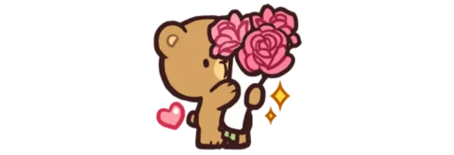 🌺 Стикер «Mocha and Milk» для Telegram