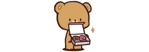 🍩 Стикер «Mocha and Milk» для Telegram