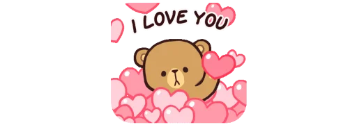 ❤️ Стикер «Mocha and Milk» для Telegram