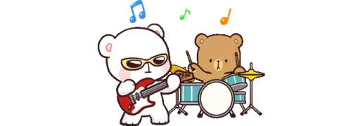 🎻 Стикер «Mocha and Milk» для Telegram